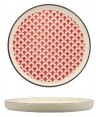 LNS MOSAIK RED PIATTO FRUTTA NORDIC  CM.21 H.1E5 -8-