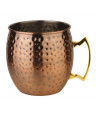 PADERNO MOSCOW MULE MARTELLATO RAME ANTICATO  CM.8E5 H.9E5 CL.50 -1-