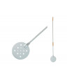 LILLY PALETTINO INOX TONDO FORATO PER CUOCERE  CM.22 H.1E70 -1-