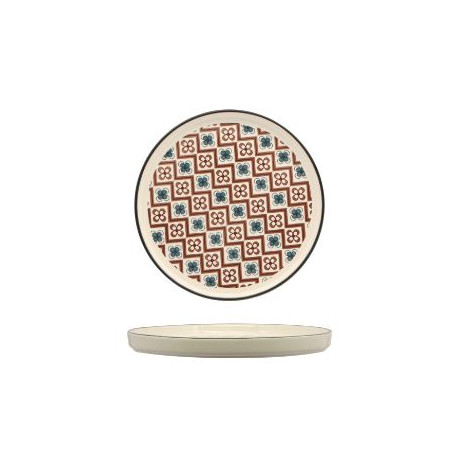 LNS MOSAIK BROWN PIATTO FRUTTA NORDIC  CM.21 H.1E5 -8-