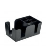 LEO CONTENITORE BAR ORGANIZER NERO CM.15X24 H.10 -1-