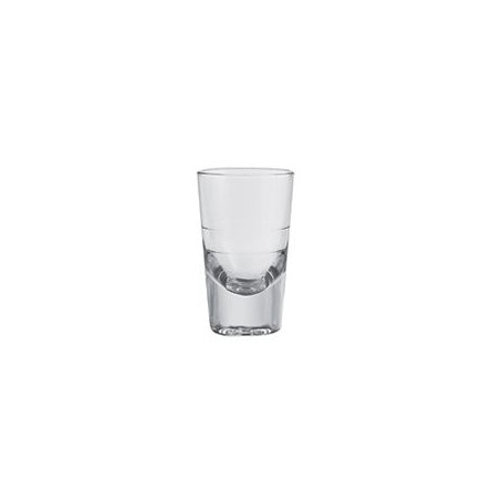 PBE GRANDE BICCHIERE VODKA GRADUATO  CM.5E8 H.9E5 CL.11 -6- 