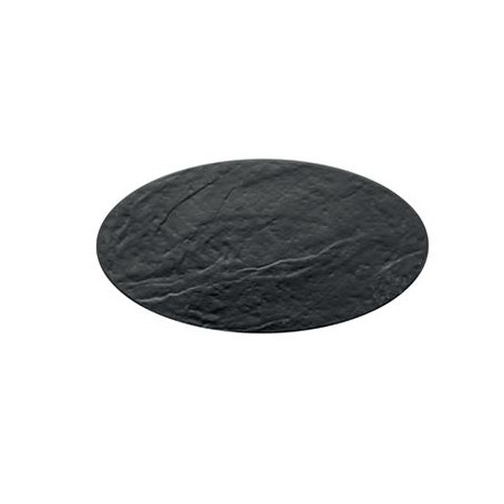 MRI PIETRA NERO PIATTO OVALE CM.37X17 -3-