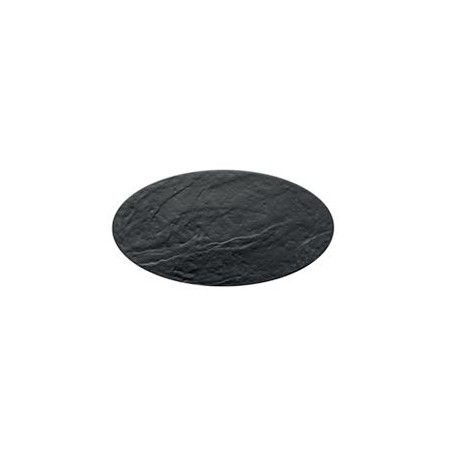 MRI PIETRA NERO PIATTO OVALE CM.22X12 -6-