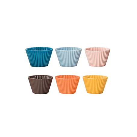 TOGNANA MINI CUP CAKE COLORI ASSORTITI  CM.6E7 H.3E1 PEZZI 6 -1-