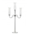 PAVAN CRYSTAL CANDELABRO VETRO 3 BRACCIA H.93 -1-