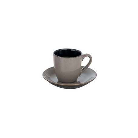 MRI CHARM GRIGIA/NERO TAZZA CAFFE  CM.6 H.6 CL.9 -6-