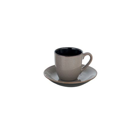 MRI CHARM GRIGIO PIATTINO PER TAZZA CAFFE 129542 -6-