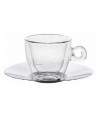 BMI DUOS TERMICA TAZZA CAPPUCCINO C/PIATTINO INOX  CM.8E2 H.7E3 CL.16E5 PEZZI 2 -1-