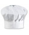 TOMA CAPPELLO CUOCO BIANCO REGOLABILE CON VELCRO 2 PEZZI -1-