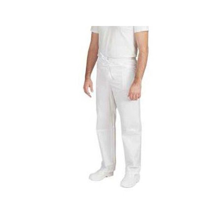 GIBLORS ALAN PANTALONE BIANCO CON LACCIO TAGLIA XS -1-