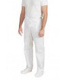 GIBLORS ALAN PANTALONE BIANCO CON LACCIO TAGLIA L -1-