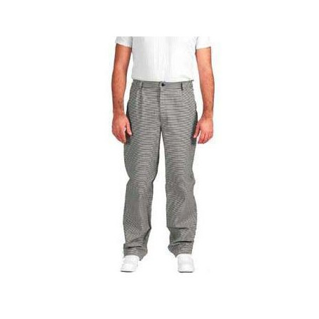 GIBLORS PANTALONE BIANCO QUADRI CON CERNIERA TAGLIA 42 -1-