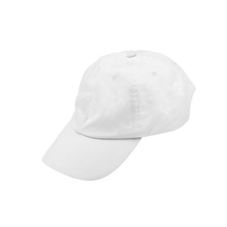 GIBLORS CAPPELLO BASEBALL CON TESA BIANCO 2 PEZZI -1-