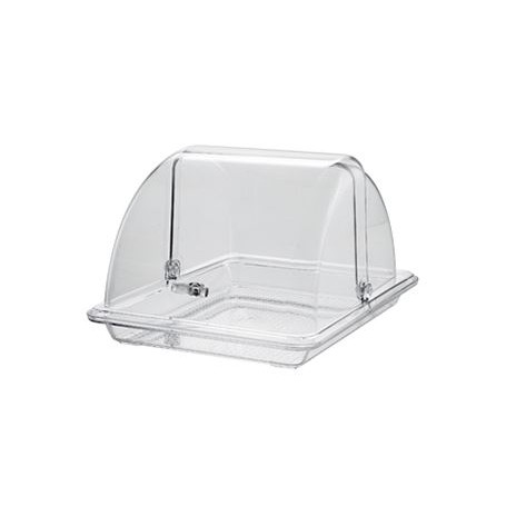 MRI VASSOIO COPRIPASTE RETTANGOLARE CON CUPOLA PLEXIGLASS CM.34X28 H.20 -1-