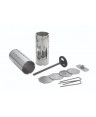 PADERNO PRESSAPOLPO INOX 18/10  CM.10E5 H.20E5 -1-