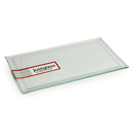 JUSTGLASS PIATTO RETTANGOLARE FALDA STRETTA CM.32E5X17 -6-