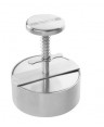 FACKELMANN PRESSA HAMBURGER INOX GR.400  CM.14 H.11 -1-