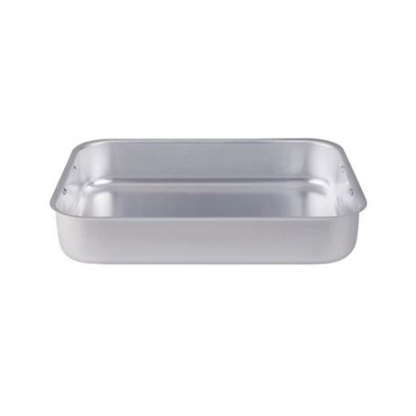 AGNELLI ALLUMINIO LASAGNERA RETTANGOLARE 2 MANIGLIE CM.35X26 H.5E5 -1-