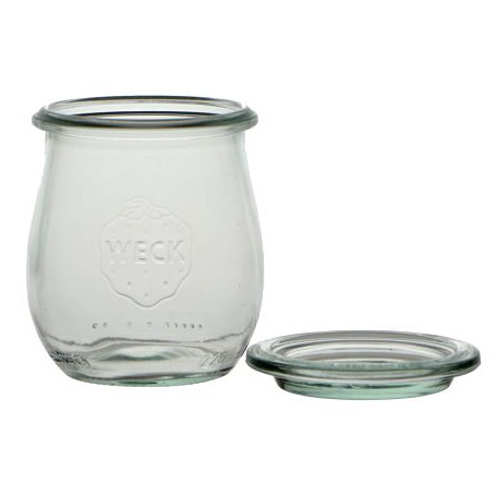 WECK TULIPANO VASO  CM.6 H.8E5 CON TAPPO CL.22 -12-