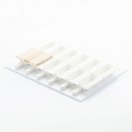 EEE STAMPO GELATO BRICK IN SILICONE MM.35X25 H.93 ML.74 IMPR.6 KIT.2 -1-