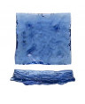 MRI ACQUA VETRO BLU PIATTINO APPETIZER RETTANGOLARE CM.15X14 -2-