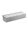 PADERNO CONTENITORE CONDIMENTI INOX 6 SCOMPARTI CON COPERCHIO CM.47X16 H.10 -1-