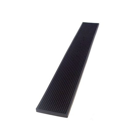 THE BARS TAPPETINO IN GOMMA BAR MAT NERO CM.70X10 -1-