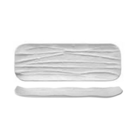 MRI BAMBOO VETRO BIANCO VASSOIO RETTANGOLARE CM.31X11 -2-