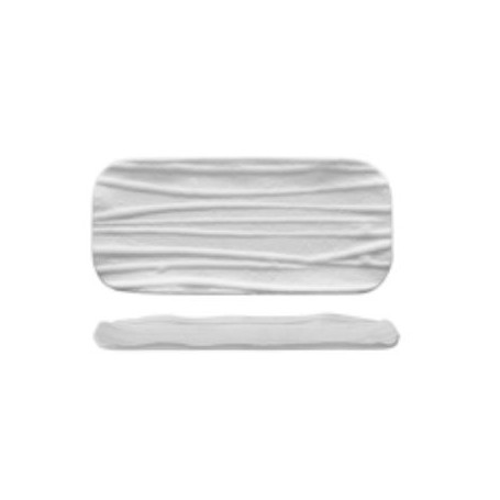 MRI BAMBOO VETRO BIANCO VASSOIO RETTANGOLARE CM.24X11 -2-