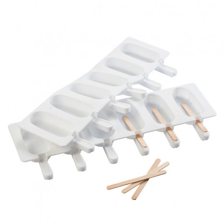 EEE STAMPO GELATO CLASSIC IN SILICONE MM.44X22 H.93 ML.78 IMPR.6 KIT.2 -1-