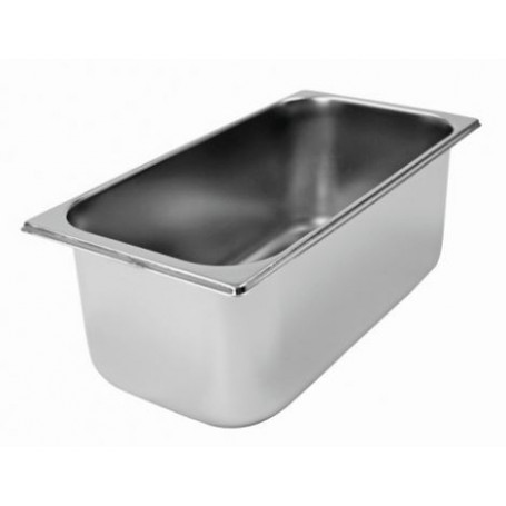 VASCA INOX PER GELATO CM.33X16E5 H.12 LT.5 -1-