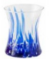 MURANO ALEX BICCHIERE ACQUA OPALE BLU  CM.8E9 H.11 CL.30 -6-