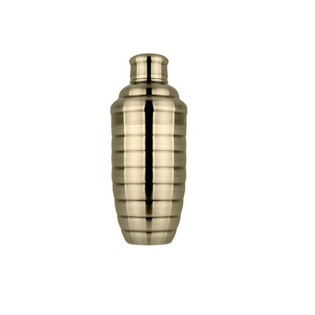 LMN BOMBER AGITATORE SHAKER COBLER PLACCATO BRONZO CL.50 -1-