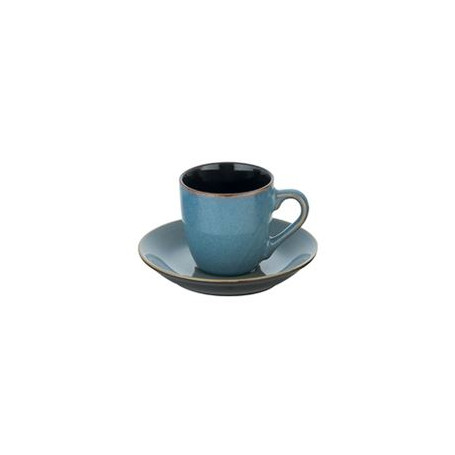 MRI CHARM BLU/NERO TAZZA CAFFE  6 H.6 CL.9 -6-