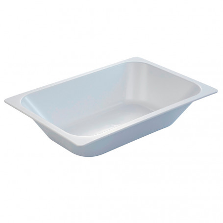 EEE VASCHE PER GELATO IN PLASTICA BIANCA CM.25X36 H.8 LT.3E6 -1-