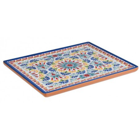 ARABESQUE VASSOIO RETTANGOLARE GN 1/2 IN MELAMINA CM.32,5X26,5 H.2 -1-