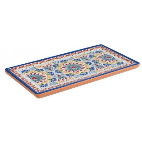 ARABESQUE VASSOIO RETTANGOLARE GN 1/3 IN MELAMINA CM.32,5X17,6 H.2 -1-